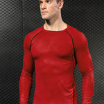 Men's Moisture-Wicking Lining No-Roll Waistband Full Coverage Activewear Tops & Tights