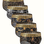 4 Pack Men's Soft & Thin Cooling Touch Playful Prints Briefs