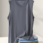 Men's Vests Undershirts with Ultimate Soft Short Sleeve Vests
