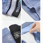 2 Pack Men's Mesh Antibacterial Support Lift & Separate Pouch Trunks