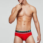 2 Pack Men's Sporty Cut Odor-Control Day-Long Comfort Snug Fit Briefs