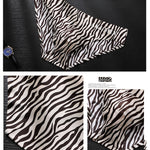 3 Pack ALLMIX Men's 3D Pouch Sexy Leopard Print Ice Silk Briefs