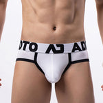 3 Pack Men's Gun and Bullet Separate Large Bag U-Shaped 3D Cut Loose Briefs