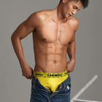 2 Pack Men's Supportive Pouch Low-Rise Trunks