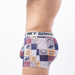 4 Pack Men’s Checkered Pattern Cotton Trunks