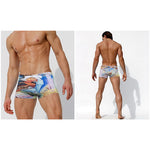 Men's Odor-Control Tagless & Seamless Stretch Fit Swim Trunks