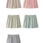 Men's Thin Loungewear Pants Loose Striped Breathable Shorts