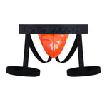 Men's Second-Skin Feel Adjustable Skin-Friendly Chafe-Free Design Shoulder Strap & Jockstrap