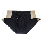 Men's Removable Pad Swim Brief with Drawstring