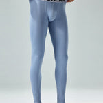 Seobean Men's Thin Autumn and Winter Essential Thermal Underwear Long Pants
