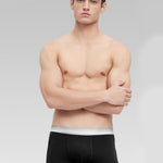 3 Pack Men's Breathable Threaded Fabric Ball Pouch Trunks