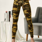 Men's Camouflage Cotton Long Johns with Side Stripes