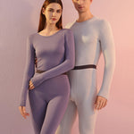 Men's Odor-Resistant Heat-Generating Fleece-Lined Base Layer Thermal Sets