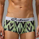 2 Pack Men's Fade-Resistant Printed Skin-Friendly Cooling Airflow Trunks
