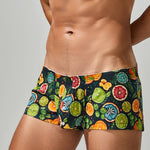 2 Pack Men's Printed Pure Cotton Trunks