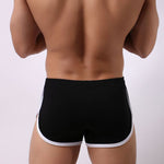 3 Pack Men's Ultra-Soft Cotton Seamless Solid Color Lightweight Trunks