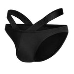 3-pack Men's Double-layer Pouch V-neck Double-waist Bikini