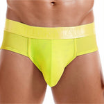 Men's Solid Color Mesh Breathable Sports Fitness Briefs