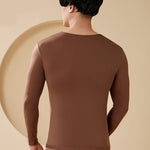 Men's Skin-Friendly Ultra-Thin High-Elastic Anti-Static Thermal Base Layer Tops & Bottoms
