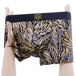 3 Pack Men's Trendy Prints Movement-Friendly Cooling Touch Trunks