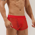 Men’s Sexy See Through Mesh Boxer Shorts