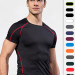 Men’s Simple Tight Short Sleeve