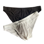 3 Pack Men's Solid Color Minimalist Style Breathable Cotton Briefs