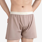 2 Pack Men's Solid Color Seamless Comfort Mid-Rise Home Shorts