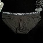 2 Pack Men's Trendy Seamless Waistband Ultra-Soft Fabric Stay-Put Fit Briefs