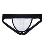 2 Pack Men's Supportive U-Pouch Day-Long Comfort Chafe-Free Design Jockstraps