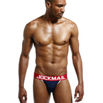2 Pack Men's Low-Rise Sexy Ice Silk Seamless Comfort Anti-Odor Jockstrap