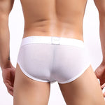 2 Pack Men's Low Rise Mesh Large Pouch U-convex Breathable Comfortable Briefs