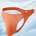 3 Pack Men's Low-Rise Performance Thong - Breathable Mesh & Smooth Fabric