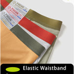 3 Pack Men's Cotton Breathable Antibacterial Quick-Dry U-Shaped Trunks