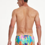Vibrant Quick-Dry Swim Briefs for Men