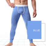 Men's U-Convex Pouch Sexy Base Layer Warm Pants Sleep Pants