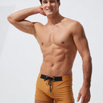 Men's Moisture-Wicking Lining Sporty Cut Stay-Put Fit Swim Shorts & Trunks