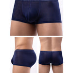 4 Pack Men's Sexy Breathable Jacquard Trunks