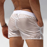 Men's Non-Lined Translucent Sexy Beach Shorts