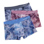 4 Pack Men's Antibacterial Crotch Comfortable Stretch Lightweight Trunks