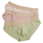 2 Pack Men’s Low-Rise Split-Side Bikini with Separate Pouch
