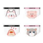 2 Pack Men's Ultra-Soft Cotton Seamless Comfort Stretch Fabric Briefs