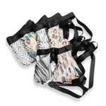 3 Pack Men's Leopard Print Ice Silk Mesh Jockstraps with 3D Pouch Breathable Support