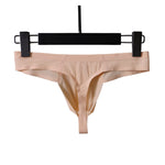 3 Pack Men's Sexy Low-Rise Seamless with Support Pouch Thongs