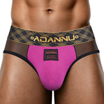 Men's Breathable With Patchwork Design Supportive Fit Briefs