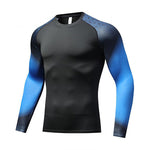Mens Super Elastic Sport Gym Quick-drying Tops