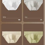 2 Pack Men's Waffle-Knit Cotton Separable Scrotum Support Briefs