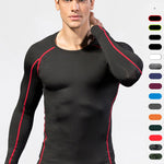 Men's Fitness Training Breathable Sports Long Sleeve Top