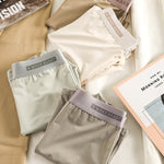 3 Pack Men's Ultra-Soft Ice Silk Seamless Comfort Stretch Boxers Briefs