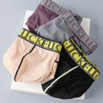 2 Pack Men's Ice-Silk Stretch Sports Briefs with 3D Pouch